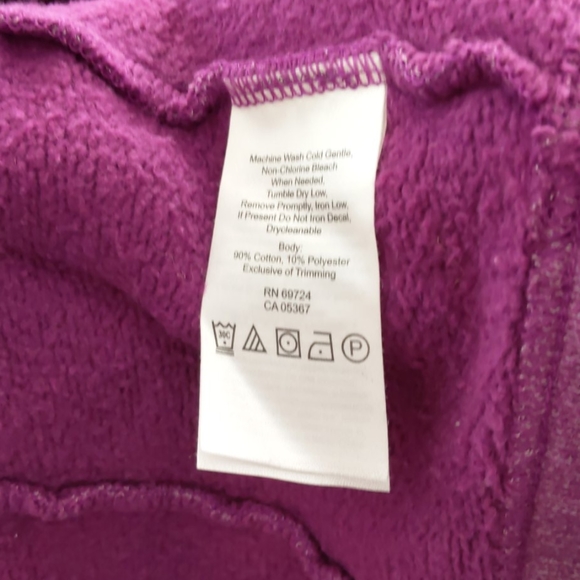 Ladies Columbia button front sweatshirt - Picture 6 of 8